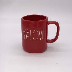 New Rae Dunn #Love Red Valentine’s Day Mug # Love
